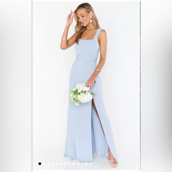 Show Me Your MuMu Dresses & Skirts - Elegant Blue Sleeveless Maxi Dress